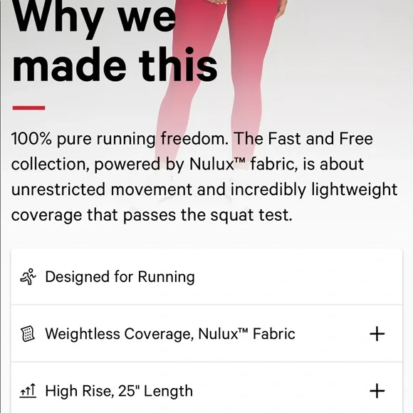 Lulu Lemon Fast and Free Hi-Rise Tight - Picture 7 of 7